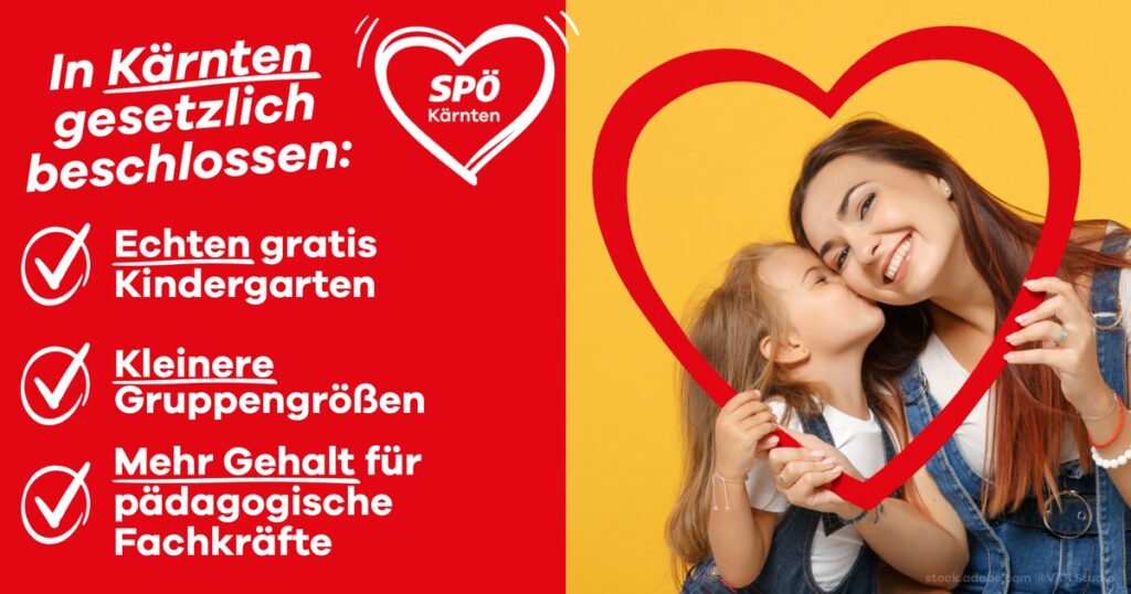 K&auml;rnten beschlie&szlig;t Gratis-Kindergarten, kleinere Gruppen & mehr Gehalt f&uuml;r P&auml;dagog:innen