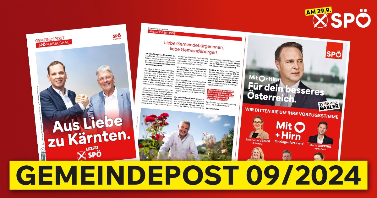 Gemeindepost September 2024 Maria Saal