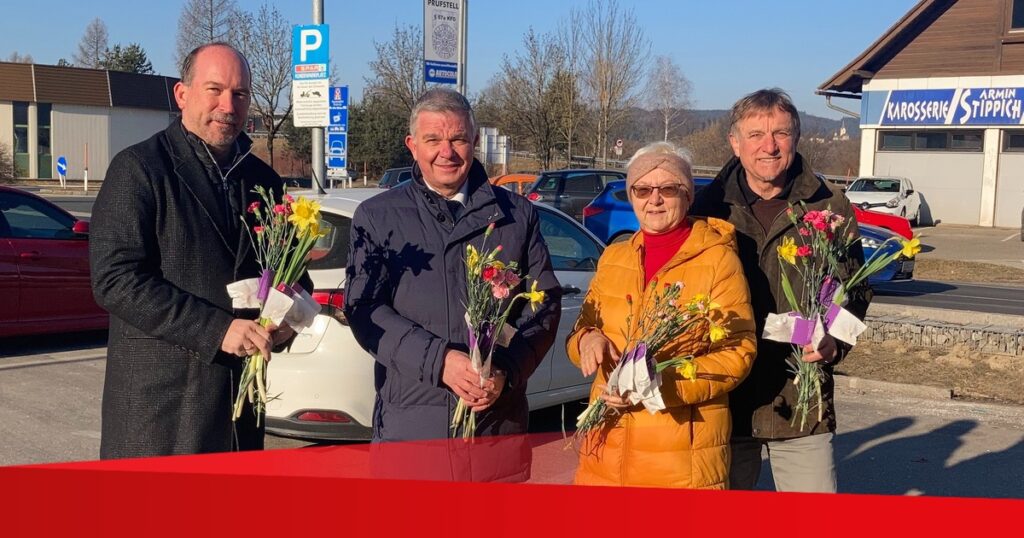Ein Blumengruss zum Internationalen Frauentag
