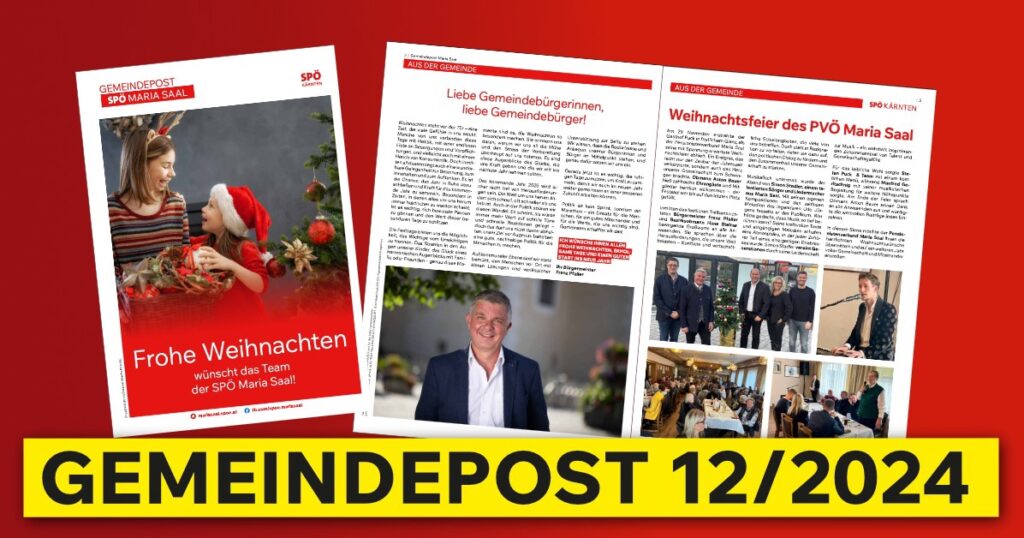 Gemeindepost Dezember 2024 Maria Saal